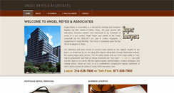 Desktop Screenshot of angelreyesandassociates.com